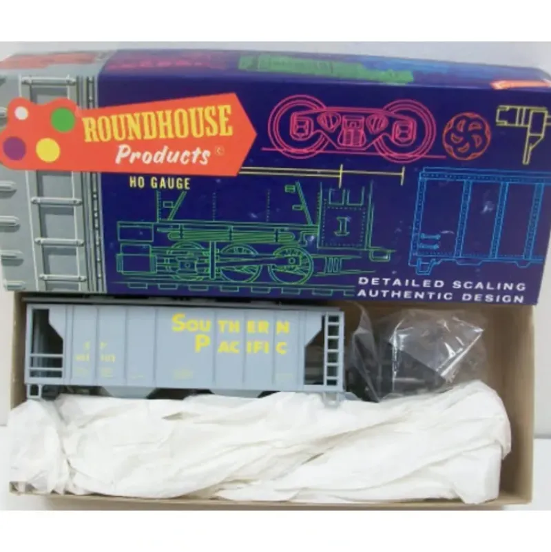 Roundhouse 3212 HO Southern Pacific 2-Bay Covered Hopper Kit - Model Train Junction: Quality Parts and Art Supplies New