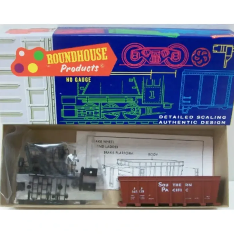 Roundhouse 1702 HO Southern Pacific 26' Ore Car Kit - Model Train Junction: Quality Parts and Art Supplies Hot