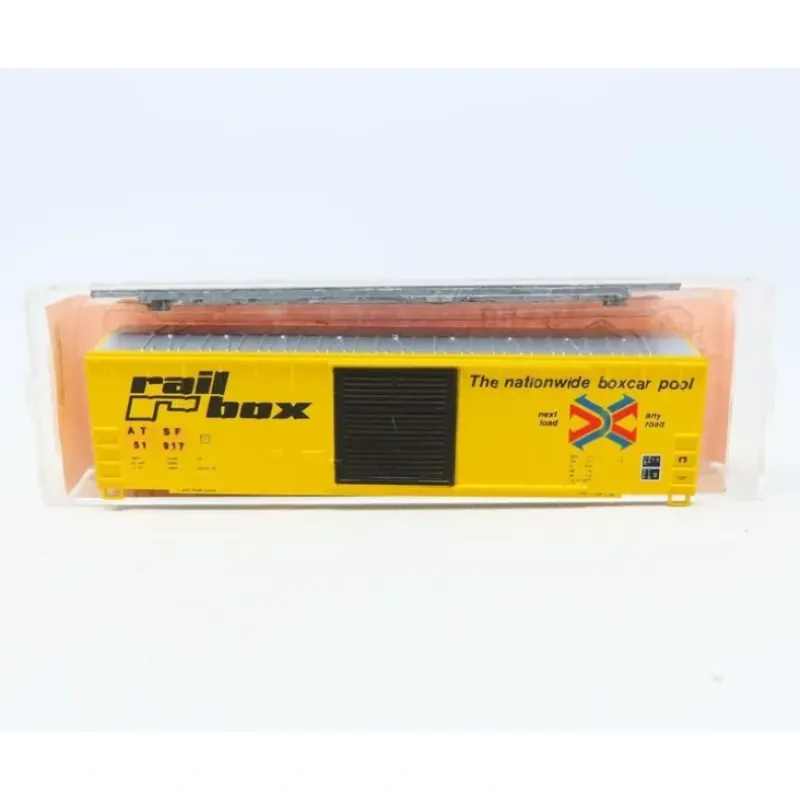 Roundhouse 8841 N Scale ATSF Railbox Box Car #51917 Kit NIB - Model Train Junction: Quality Parts and Art Supplies New