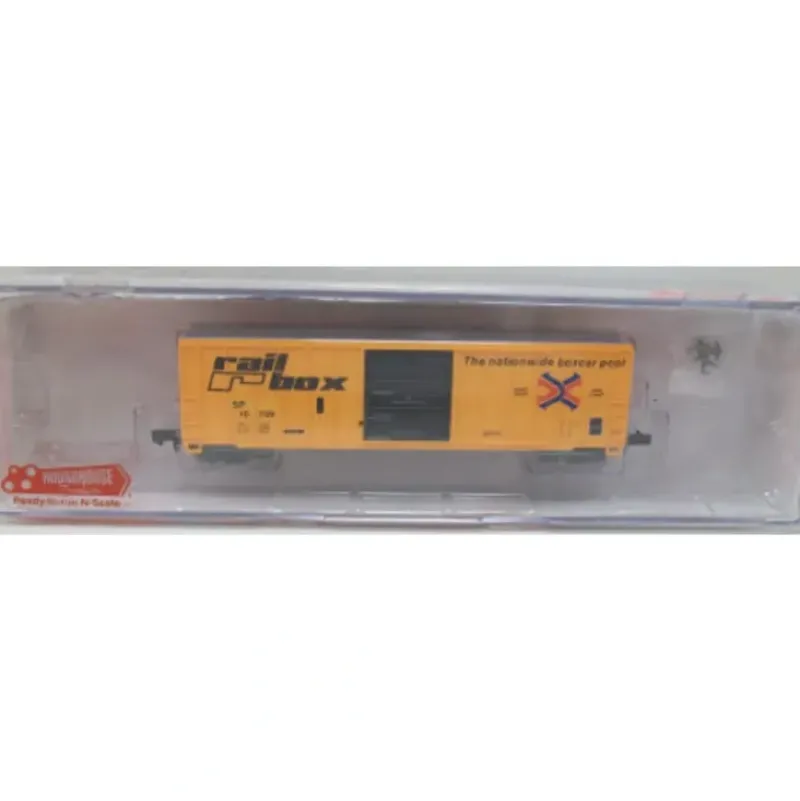 Roundhouse 82502 N Scale Re-Stenciled/Weathered Railbox 50' FMC Boxcar #16707 - Model Train Junction: Quality Parts and Art Supplies Sale