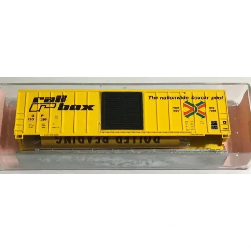 Roundhouse 8842 N Scale Union Pacific Railbox Box Car #130289 NIB - Model Train Junction: Quality Parts and Art Supplies Clearance