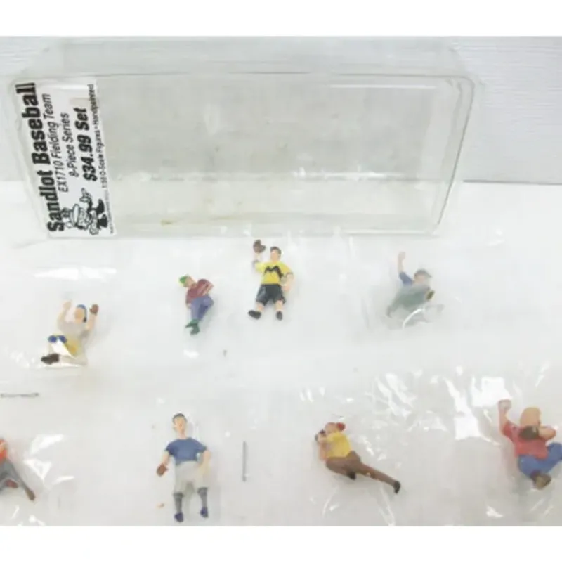 Sandlot Baseball EX1710 8-Piece Fielding Team Figures - Model Train Junction: Quality Parts and Art Supplies Best