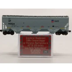 Scale Trains SXT31424 N Union Pacific Gunderson 5188 Covered Hopper Car #95524 LN/Box - Model Train Junction: Quality Parts and Art Supplies Best