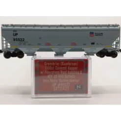 Scale Trains SXT31423 N Union Pacific Gunderson 5188 Covered Hopper Car #95522 LN/Box - Model Train Junction: Quality Parts and Art Supplies New