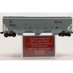 Scale Trains SXT31427 N Union Pacific Gunderson 5188 Covered Hopper Car #95617 LN/Box - Model Train Junction: Quality Parts and Art Supplies Sale