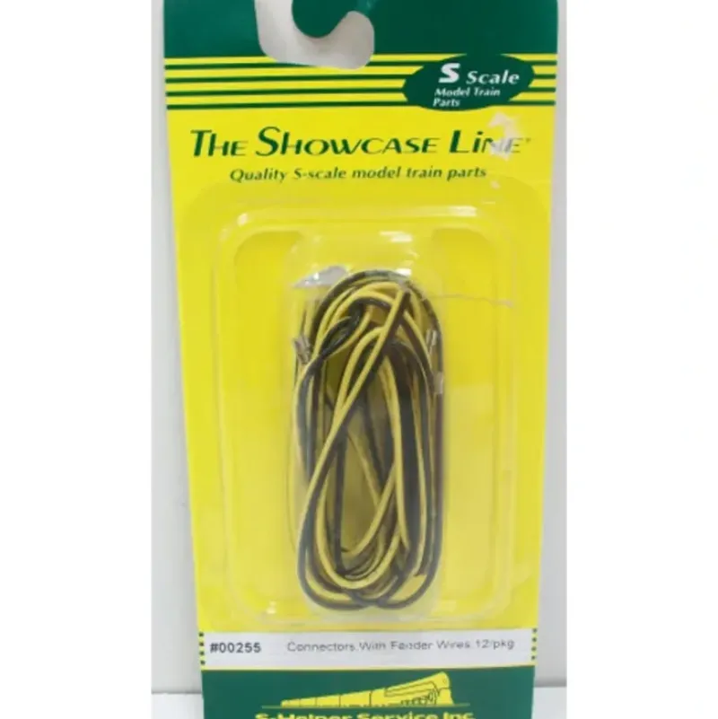 S-Helper Service 00255 Connctor w/Feeder Wire (Pack of 5) - Model Train Junction: Quality Parts and Art Supplies Online