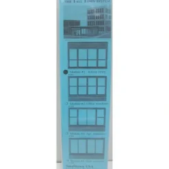 Smalltown USA 699-7001 Tall Town Module #1 4dr Entry (Pack of 6) - Model Train Junction: Quality Parts and Art Supplies Best