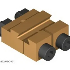 Split Jaw 40292 Power Supply Connector/#10 Wire Brass 332-PSC-10-7.0 mm - Model Train Junction: Quality Parts and Art Supplies Sale
