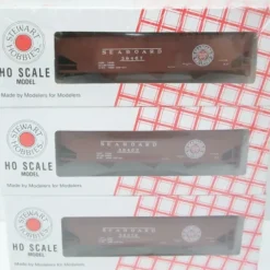 Stewart 10304 HO Seaboard Air Line 70-Ton Three-Bay Triple Offset Hopper (6) - Model Train Junction: Quality Parts and Art Supplies Discount