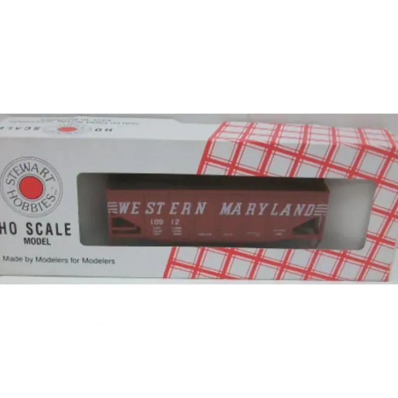 Stewart 10103 HO Western Maryland 55 Ton 6 Panel 2 Bay Hopper Kit - Model Train Junction: Quality Parts and Art Supplies Best