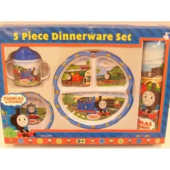 Thomas & Friends 5 Piece Dinnerware Set - Model Train Junction: Quality Parts and Art Supplies Best