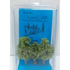 Timberline Scenery 204 Decd 2-4" Spring Green 3/ - Model Train Junction: Quality Parts and Art Supplies Online