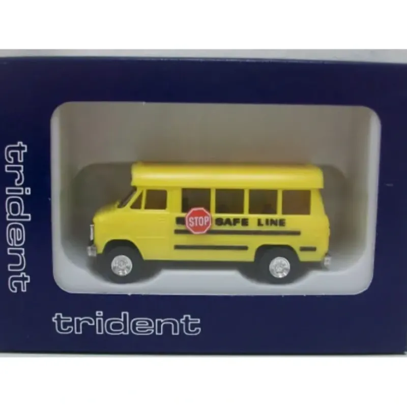 Trident Miniatures 90076 HO School Bus Safe Line - Model Train Junction: Quality Parts and Art Supplies