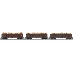 Trains*Trix 24532 BB High Side Gondola 3-Car Set - Model Train Junction: Quality Parts and Art Supplies