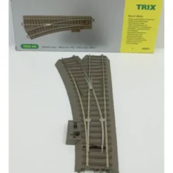 Trix 62611 HO C Track 7-13/32" / 24.3 Left Hand Switch Turnout - Model Train Junction: Quality Parts and Art Supplies New