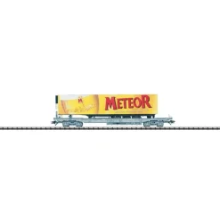 Trix 24517 SNCF Deep Well Flat Car w/Trailer - Model Train Junction: Quality Parts and Art Supplies Best