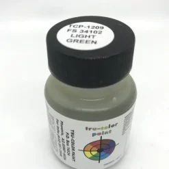 Tru-Color Paint, TCP-1209, Air Brush Ready, FS 34102 Light Green, 1 oz - Model Train Junction: Quality Parts and Art Supplies Hot
