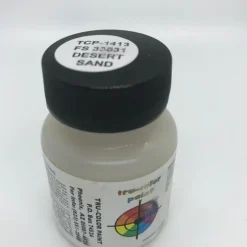 Tru-Color Paint, TCP-1413, Air Brush Ready, FS33531 Desert Sand, 1 oz - Model Train Junction: Quality Parts and Art Supplies Outlet