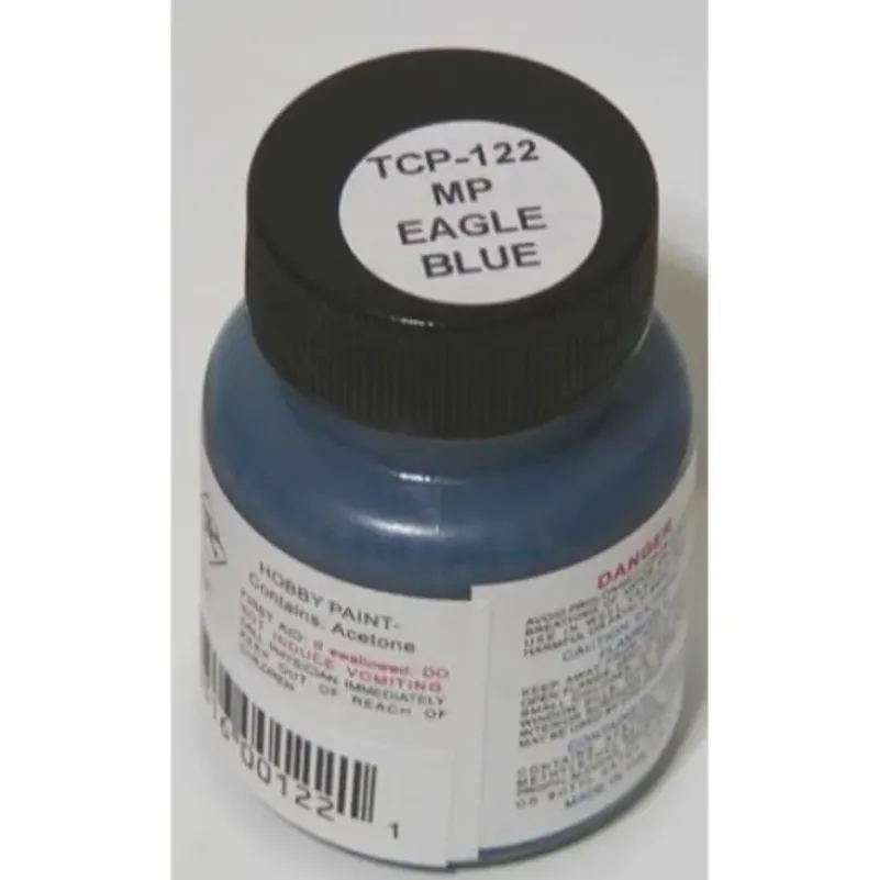 Tru-Color Paint, TCP-122, Air Brush Ready, Missouri Pacific Eagle Blue, 1oz - Model Train Junction: Quality Parts and Art Supplies Discount