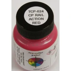 Tru-Color Paint, TCP-024, Airbrush Ready, CP Rail Action Red, 1 oz - Model Train Junction: Quality Parts and Art Supplies New