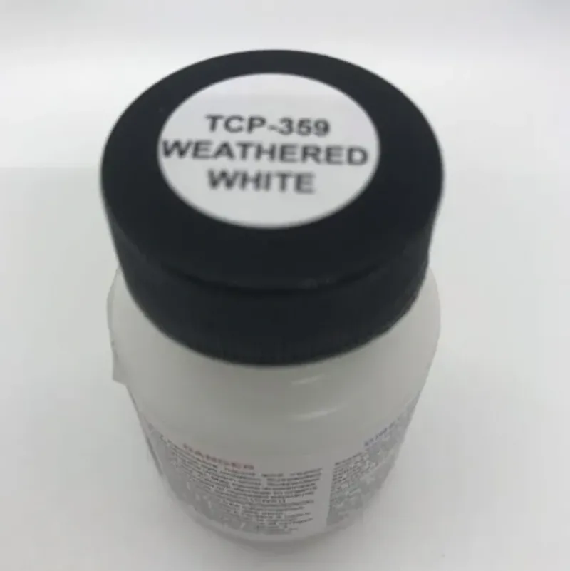 Tru-Color Paint, TCP-359, Airbrush Ready, Weathered White, 1 oz - Model Train Junction: Quality Parts and Art Supplies Sale