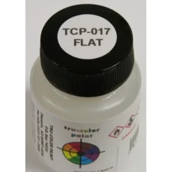 Tru-Color Paint, TCP-017, Airbrush Ready, Flat, 1 oz - Model Train Junction: Quality Parts and Art Supplies Hot