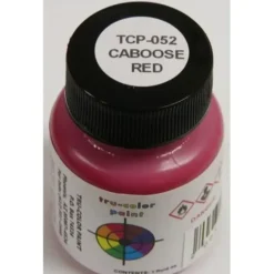 Tru-Color Paint, TCP-052, Airbrush Ready, Caboose Red, 1 oz - Model Train Junction: Quality Parts and Art Supplies Clearance