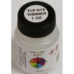 Tru-Color Paint, TCP-015, Airbrush Ready, Thinner, 1 oz - Model Train Junction: Quality Parts and Art Supplies Outlet