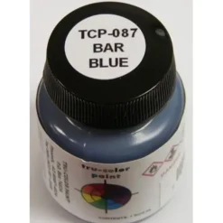 Tru-Color Paint, TCP-087, Airbrush Ready, BAR Blue, 1oz - Model Train Junction: Quality Parts and Art Supplies Outlet