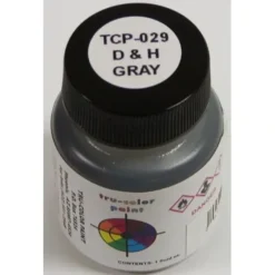 Tru-Color Paint, TCP-029, Airbrush Ready, Delaware & Hudson Gray, 1 oz - Model Train Junction: Quality Parts and Art Supplies Discount