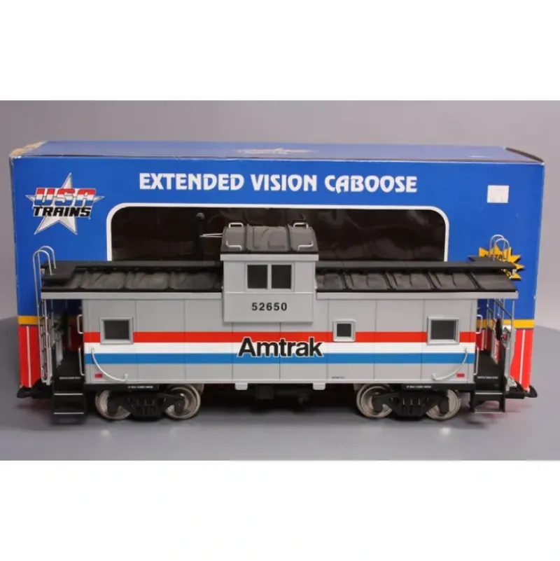 USA Trains 12113 Amtrak Extended Vision Caboose #52650 - Metal Wheels - Model Train Junction: Quality Parts and Art Supplies Clearance