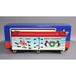 USA Trains 13027 G 2009 Christmas Reefer Car w/Plastic Wheels - Model Train Junction: Quality Parts and Art Supplies Discount