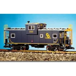 Trains*USA Trains 12106 G Chessie Illuminated Extended Vision Caboose #3121 - Model Train Junction: Quality Parts and Art Supplies