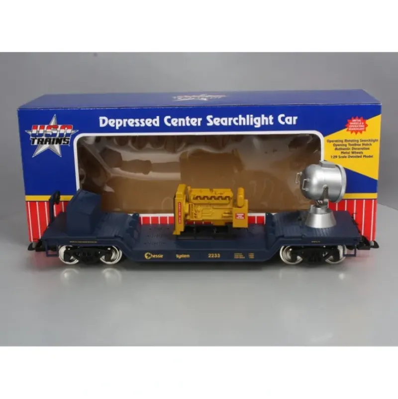 USA Trains 17328 G Chessie Searchlight Car - Metal Wheels - Model Train Junction: Quality Parts and Art Supplies Discount