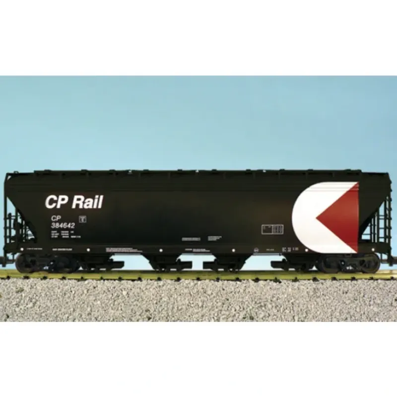 USA Trains 14132 G CP Rail 4-Bay Center Flow Hopper #384642 - Metal Wheels - Model Train Junction: Quality Parts and Art Supplies Online