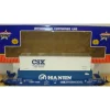 USA Trains 17130 G CSX Gunderson Husky Stack with 2 Containers #2- Metal Wheels - Model Train Junction: Quality Parts and Art Supplies Sale
