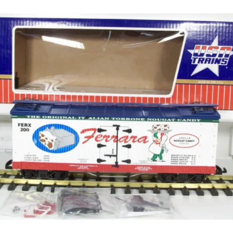 USA Trains 16199 G Ferrara Refrigerator Car - Model Train Junction: Quality Parts and Art Supplies Sale