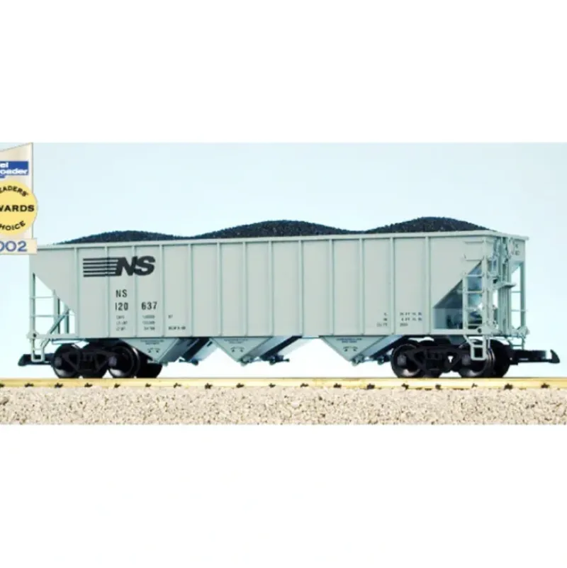 USA Trains 14006 G Norfolk Southern 70-Ton 3-Bay Hopper #120637 (Metal Wheels) - Model Train Junction: Quality Parts and Art Supplies Hot