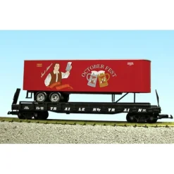 USA Trains 17026 G Sam Adams Piggyback Flat Car - Plastic Wheels - Model Train Junction: Quality Parts and Art Supplies Discount