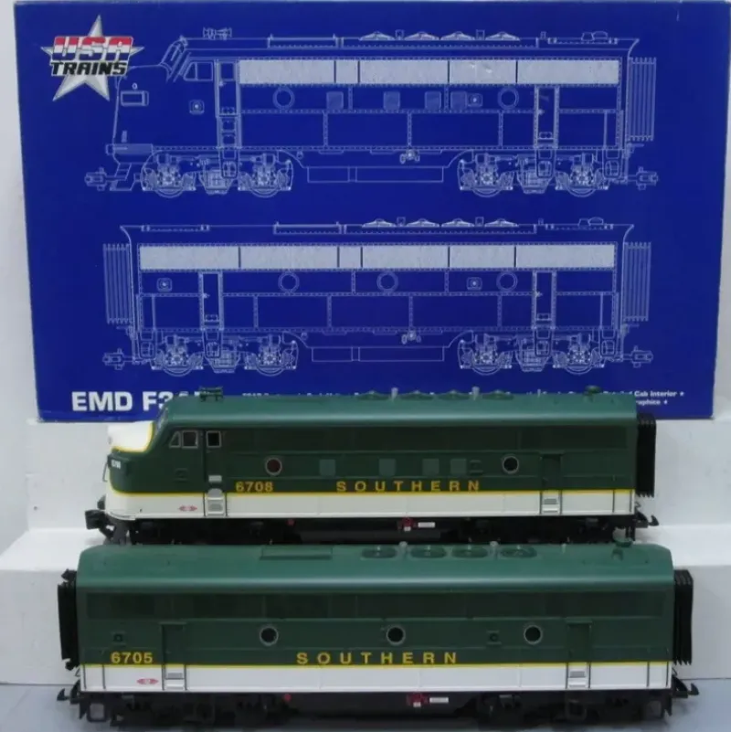 USA Trains 22259 G Southern Railway F-3 AB Diesel Locomotive Set - Model Train Junction: Quality Parts and Art Supplies Outlet