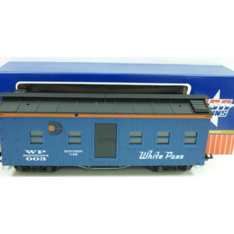 USA Trains 1848 G White Pass Kitchen Car - Model Train Junction: Quality Parts and Art Supplies Outlet