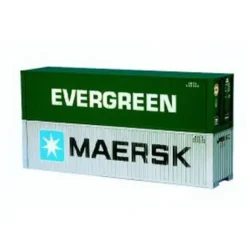 USA Trains 1710N G Maersk 40' Corrugated Side Box Container - Model Train Junction: Quality Parts and Art Supplies Discount