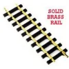Trains*USA Trains R81060 G 24'' Brass Rail Straight Track - Model Train Junction: Quality Parts and Art Supplies