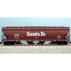 USA Trains R14102 G Atchison, Topeka and Santa Fe 4 Bay Center Flow Hopper - Model Train Junction: Quality Parts and Art Supplies Discount