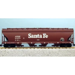 USA Trains R14102 G Atchison, Topeka and Santa Fe 4 Bay Center Flow Hopper - Model Train Junction: Quality Parts and Art Supplies Discount