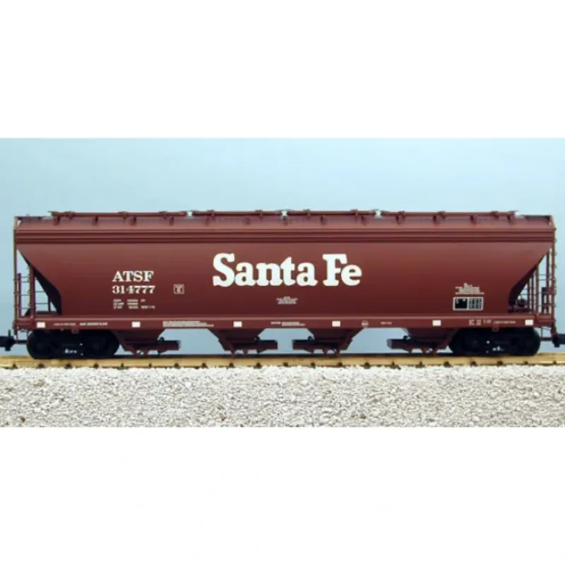 USA Trains R14102 G Atchison, Topeka and Santa Fe 4 Bay Center Flow Hopper - Model Train Junction: Quality Parts and Art Supplies Discount