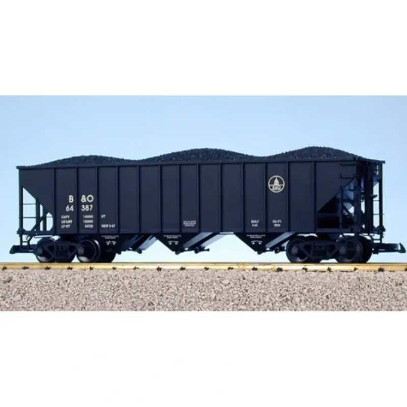 USA Trains R14023 G B&O 70-Ton 3-Bay Coal Hopper with Coal Load #64387 - Model Train Junction: Quality Parts and Art Supplies Discount