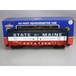 USA Trains R16522 G BAR State of Maine 40' Refrigerator Car - Metal Wheels #4042 - Model Train Junction: Quality Parts and Art Supplies Best