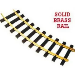 USA Trains R81700 G Brass 10' Diameter Curved Track Section - Model Train Junction: Quality Parts and Art Supplies Outlet