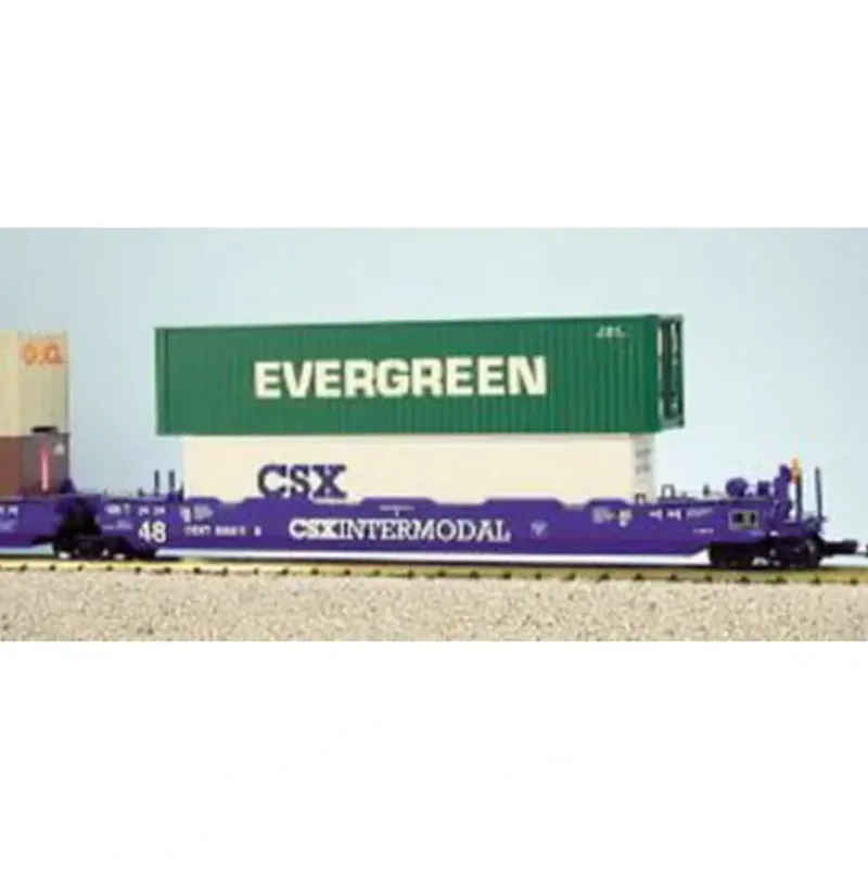 USA Trains R17157 G CSX Intermodal 5 Unit Articulated Set w/o Containers #620317 - Model Train Junction: Quality Parts and Art Supplies New